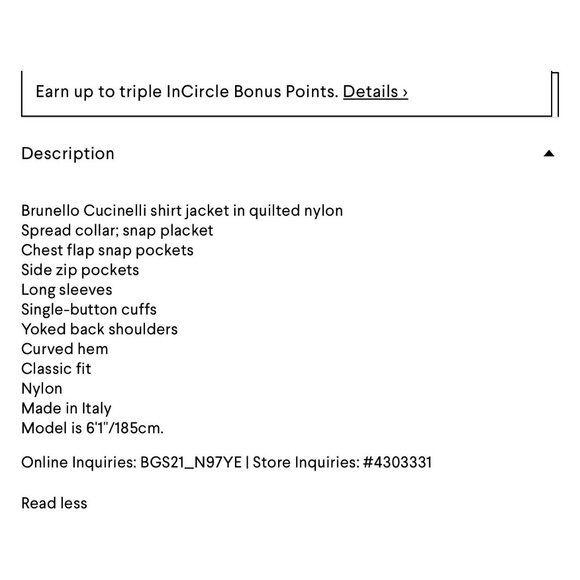 Brunello Cucinelli Quilted Nylon Shirt Jacket – Size M, Navy - Picture 3 of 14